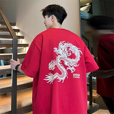 量大优供视频220克美式短袖t恤T2581得物直播有280克品质，男装T恤，电商A486