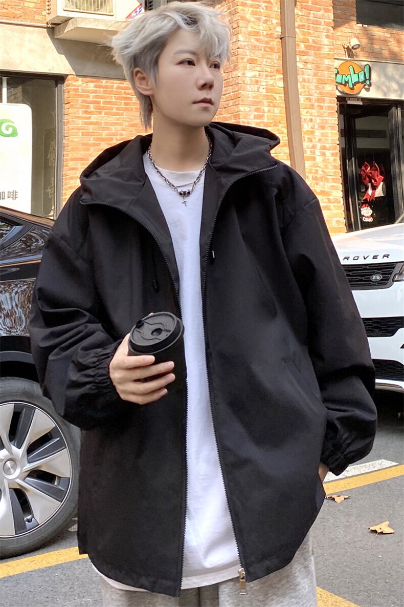港风复古工装夹克男春秋休闲上衣服男士外套J2502P70控108,男装夹克,电商A157