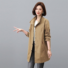 2024春季新款风衣外套844款------有里布，女装风衣，秋牧寒烟