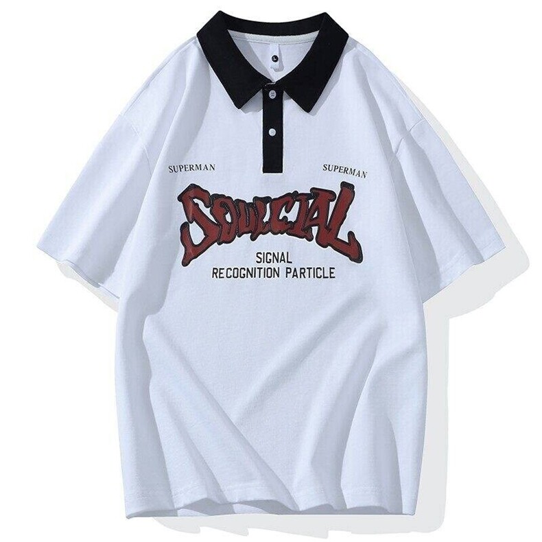 25066-特P40夏季休闲时尚T恤男短袖打底衫学生宽松翻领短袖POLO衫,男装T恤,电商D310B