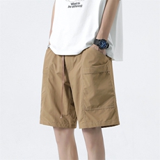 夏季腰带宽松直筒工装短裤A406特P35，男装牛仔裤，电商A309