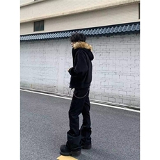 秋季款流行破洞百搭刺绣牛仔眼镜蛇补丁潮流休闲刺绣牛仔裤潮牌春，男装牛仔裤，星座506A
