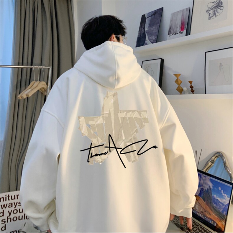 ！重磅大码M-4XL得物品质加厚连帽卫衣RH6238-特P35加绒42,男装卫衣,星座610B-1
