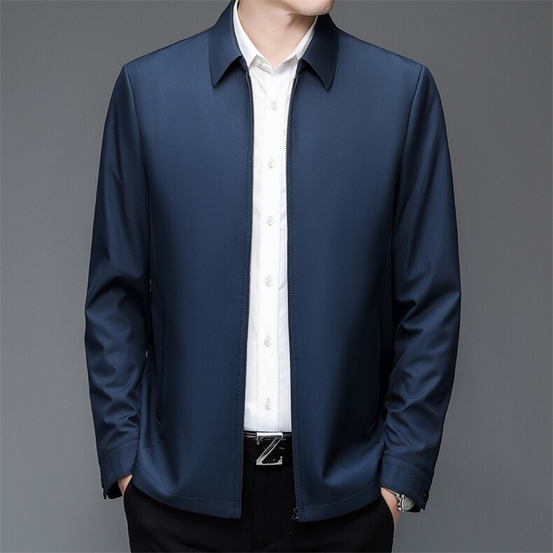 BH8206钱塘2020-2秋季新款男士翻领夹克商务休闲外套上衣P125,男装夹克,钱塘207-2