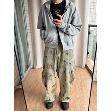 1506-1/GK5800/P61美式街头水洗做旧牛仔裤，男装牛仔裤，星座1506A