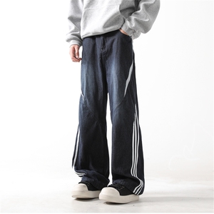 903-AK96- 特P55【89】 S -3XL 条纹牛仔裤！1图片