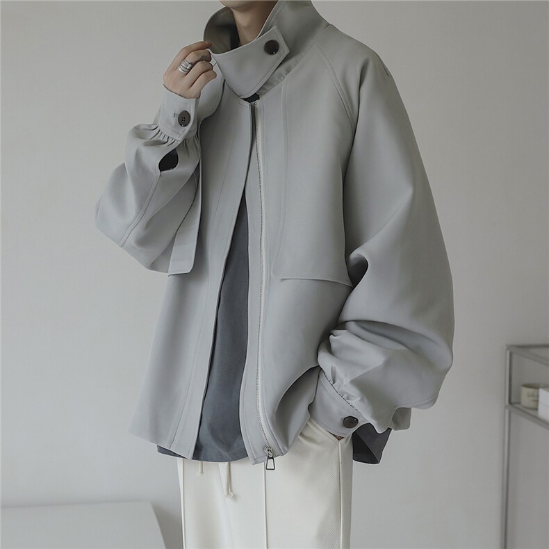 轻奢韩版秋装立领开衫夹克高领外套 JK1003-P125图片