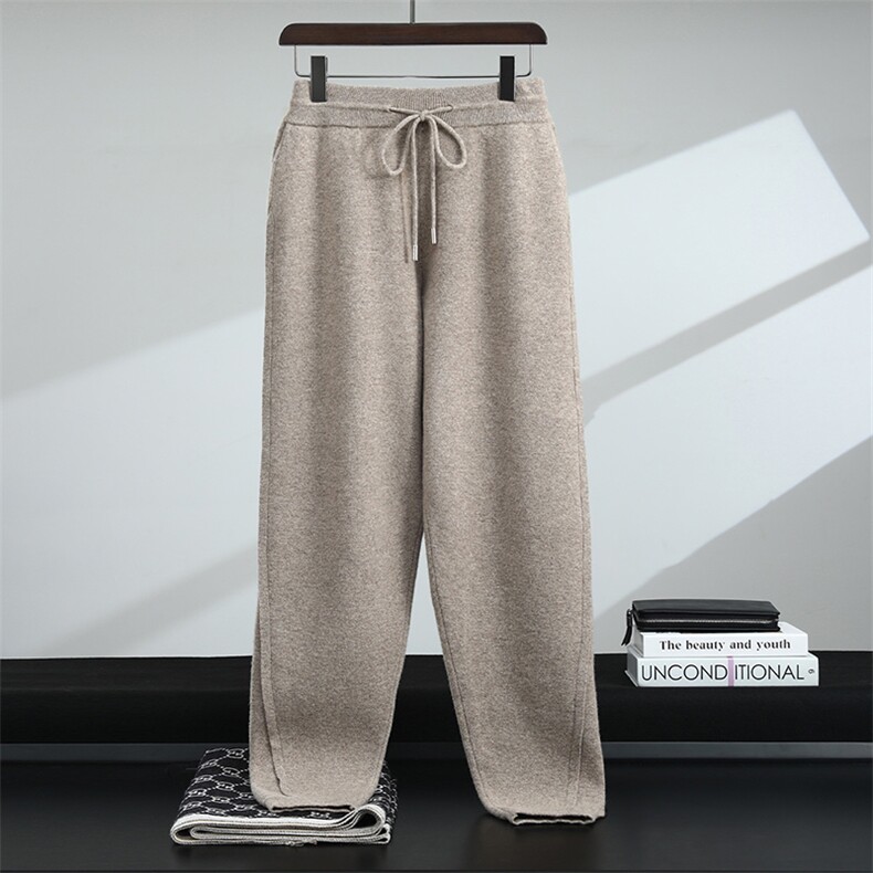 2025秋冬长裤直筒型青春流行弯刀裤，男装休闲裤，千国羊绒