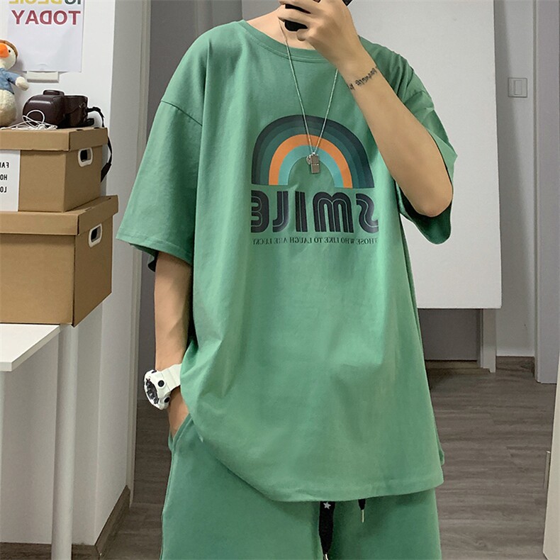 ！2023春夏新款纯棉男士短袖T恤潮流百搭半袖体恤T603P25,男装T恤,电商B220