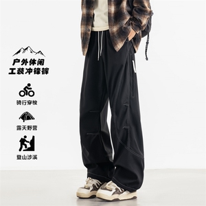 2025秋季直播新款防水休闲裤户外伞兵裤男登山冲锋裤K788-P35图片