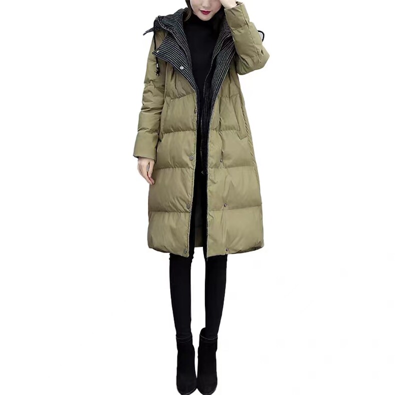 2025年秋季常规单件长袖立领拉链羽绒服简约大方，女装羽绒服，禾雯电商供货