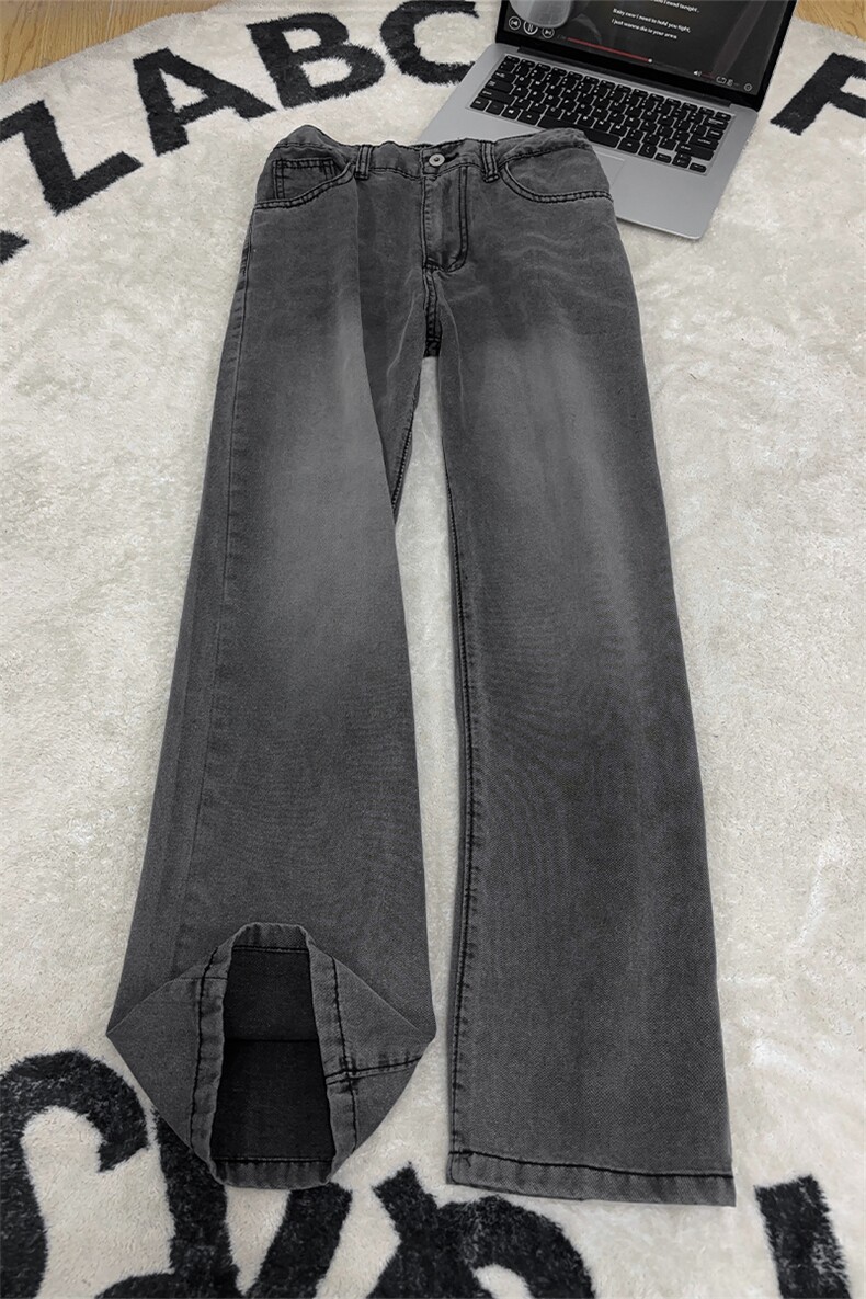 B221美式ins高街宽松直筒扎染莱赛尔冰丝牛仔裤LK25482-特P40控78,男装牛仔裤,电商B221