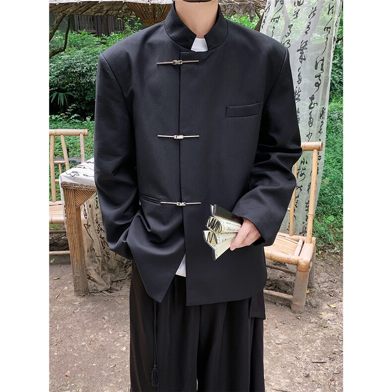 风成分96%聚酯纤维4%氨纶,金属搭扣西服男XF77858P85控138,男装西服,星座226-1