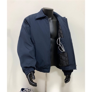假模冬装美式飞行员夹克棉服厚外套男装冬季宽松翻领棉衣S374特75图片