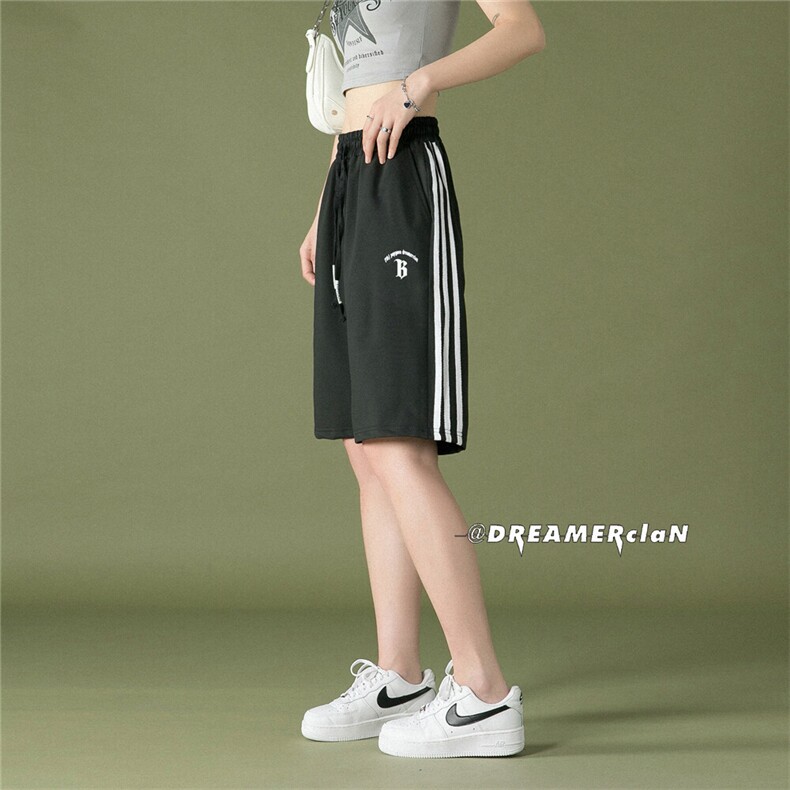 D2007-P38控48 抖音中性潮牌美式篮球裤子大码肥仔潮ins五分裤图片