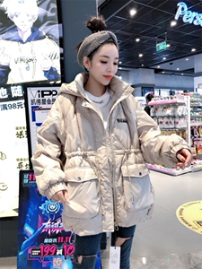 韩版90绒羽绒服图片