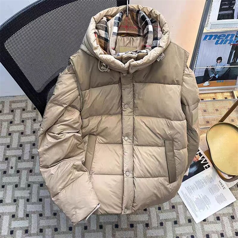 (网图)50白鸭绒可拆卸羽绒服白鸭绒防寒外套313B-25-6-P235,男装羽绒服,星座313B