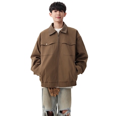 翻领夹克男春季简约宽松潮流百搭上衣服JK266-P73，男装夹克，星座308B-2