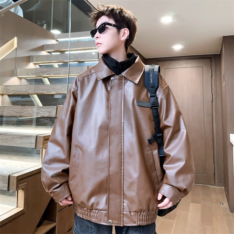 三合一加绒加厚皮棉衣男士贴标棉服棉袄翻领潮A266-PYT0061-P115,男装棉衣,电商A266