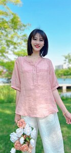 纯苎连衣裙小衫裤子裙子衬衣 时尚风 风淑女风休闲风,女装连衣裙,川哲