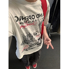 汉堡印花短袖T恤夏季潮牌美式半袖ins衣服宽松圆领重磅体恤T666，男装T恤，星座1116A（原606A-3）