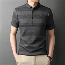 POLO衫男士短袖t恤翻领2023夏季新款潮牌休闲商务男装上衣