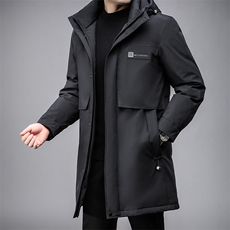 B8822鹅绒高端精品中长款男士羽绒服主推保暖舒适轻奢大货主推，男装羽绒服，钱塘207-3