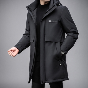 B8822 鹅绒高端精品中长款男士羽绒服主推保暖舒适轻奢大货主推图片