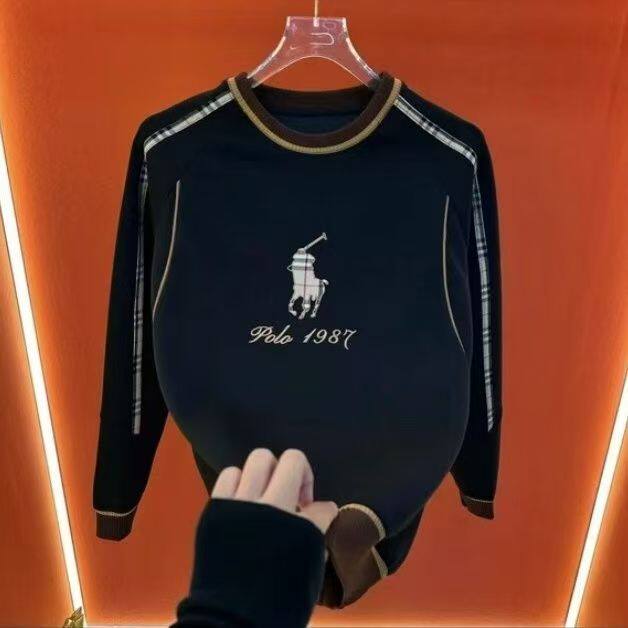 高档轻奢拼接刺绣男士卫衣2025秋冬季高端长袖打底衫w2-p55，男装T恤，星座1602（原101B）