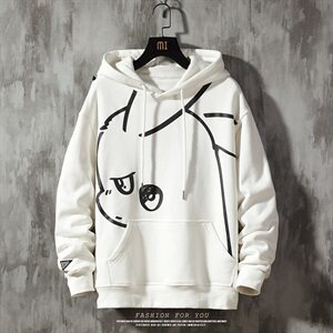 【】A003-HW3081-P55冬装新款加绒连帽男士卫衣 水泥墙图片