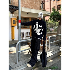 【有货】D561CC-特P58水貂毛毛衣男美式海马毛针织衫外套，男装针织衫/毛衣，星座1007（原301D）