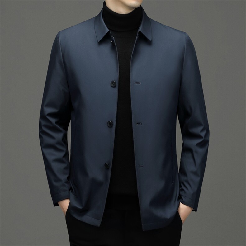 CDY7513钱塘2020-2秋冬中老年男士翻领休闲羽绒服外套货稳P200,男装羽绒服,钱塘207-2