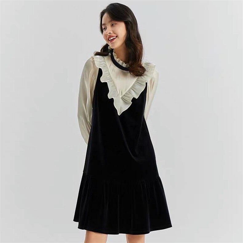 连衣裙，韩版风衣，，女装连衣裙，靓丽诗纷