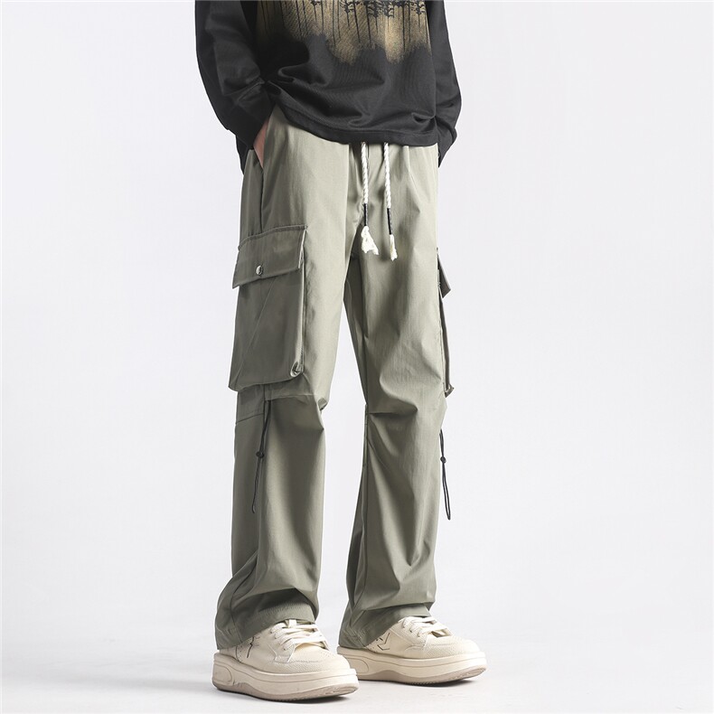 秋冬加厚三防冲锋裤宽松机能工装裤休闲裤男K10027-P38绒45,男装休闲裤,电商A099