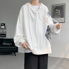 现货WY10066-特P45控68夏季新款抖音高品质百搭小熊连帽卫衣，男装卫衣，电商A059