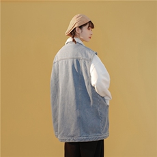 MJ215J-p68-限价98抖音情侣工装棉马甲男外穿大码羊羔毛cityboy，男装工装外套，星座116