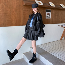 现货26春款短款皮衣夹克外套2C293-W306-P155-K238，女装短外套，2C293