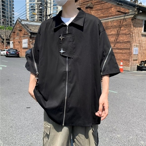 夏季新款衬衫潮流慵懒男衬衫W1265 P38图片