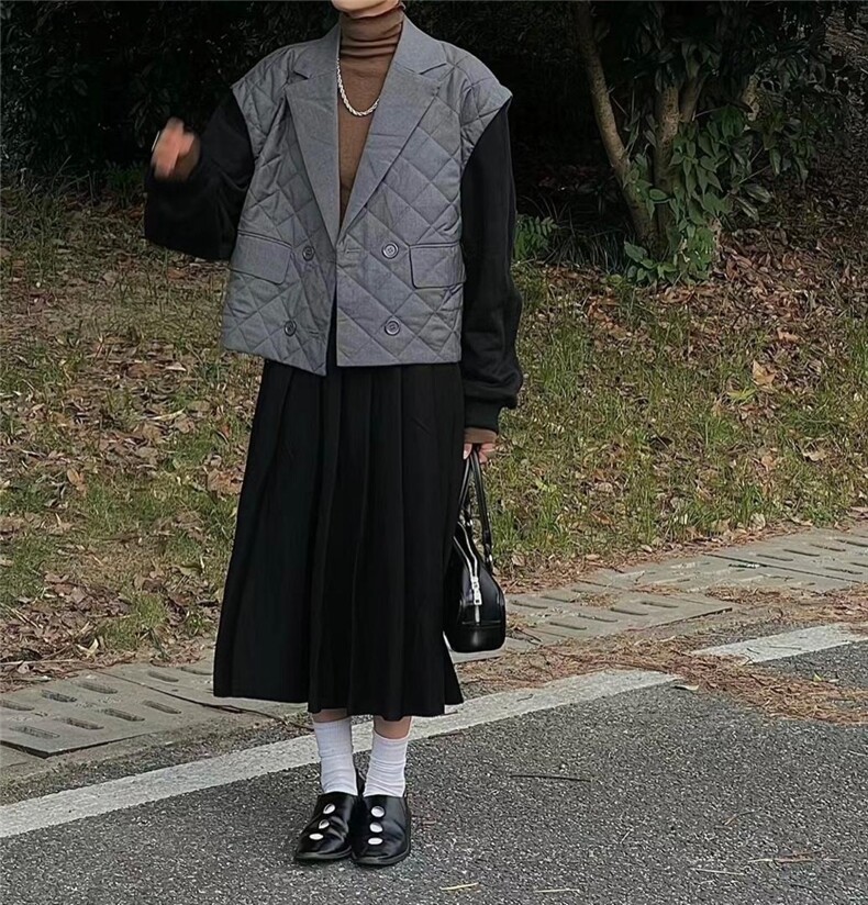 现货新款假两件外套，其它，FU