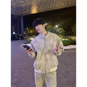 美式复古扎染飞行夹克外套JK0106-P88图片