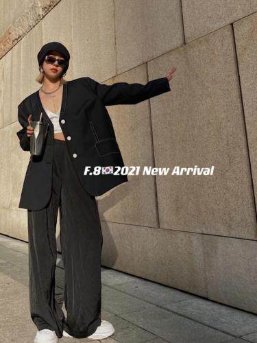 秋装新款明线设计西装，三色两码，女装西装，慕容神话