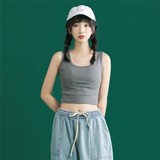 夏季新款中性修身舒适背心内搭95%棉无袖T恤女PX01P15控28，男装背心/马甲，电商A268