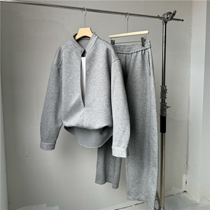重磅 假两件卫衣套装 S-2XL 衣W2618+裤W2619图片