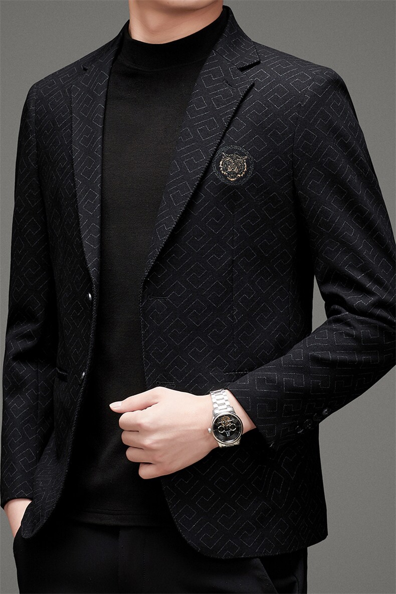 D2530男式2023春季新款便西男韩版西装外套商务休闲西服男装P190,男装西服,电商B360
