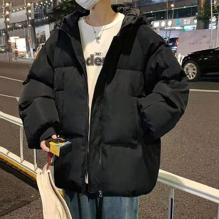 冬季新款棉服韩版潮流宽松加厚面包潮牌连帽棉衣外套情侣棉袄，男装棉衣，星座1210-1