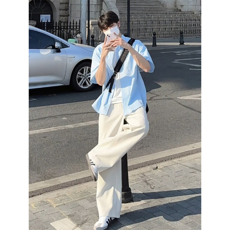 XZ1014-1-CS233-特p35-美式短袖衬衫男,男装T恤,星座1014-1