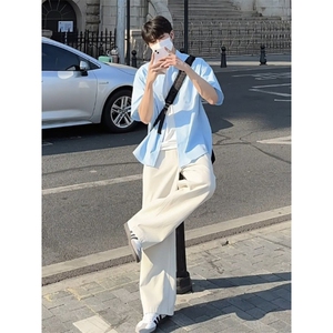 XZ1014-1-CS233-特p35-美式短袖衬衫男图片
