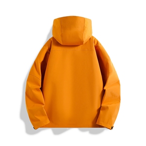 新款男女高品质户外登山服青少年学生冲锋衣夹克外套JK6633-P48,男生米色羊毛外套怎么搭配什么围巾好看图片