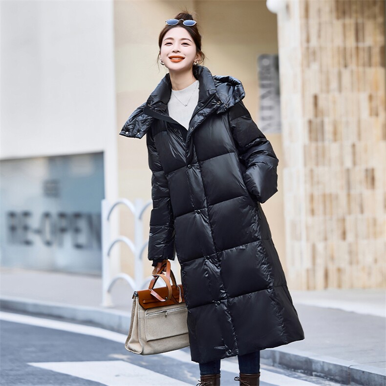 羽绒服女2023年冬季新款女装时尚冬季保暖外套,女装羽绒服,贵人树