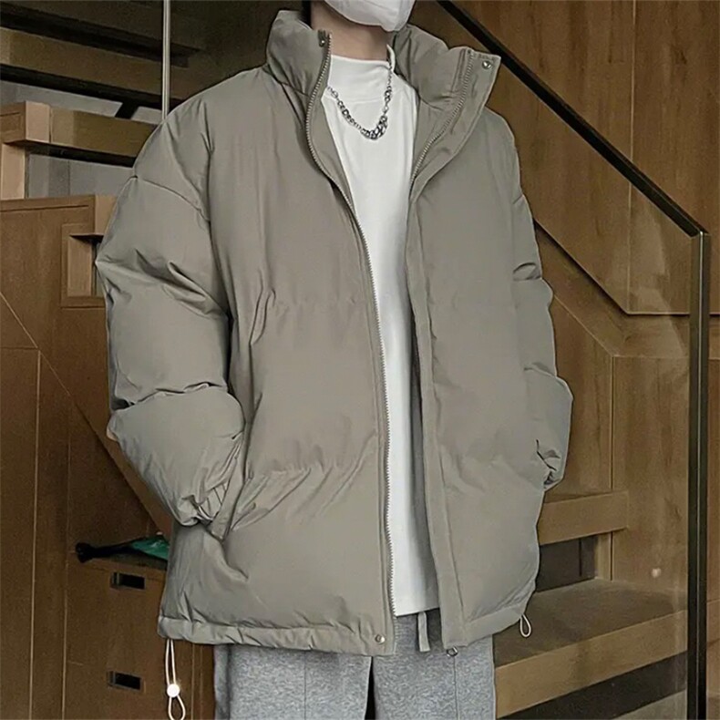 现货抖音得物可供视频冬季三防加厚羽绒棉衣外套面包棉服AM999,男装棉衣,电商A443